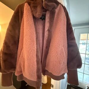UGG Blush Quilted Jacket Faux Fur